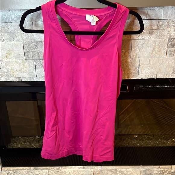 Athleta Pink racer back tank top size Large - Picture 1 of 6